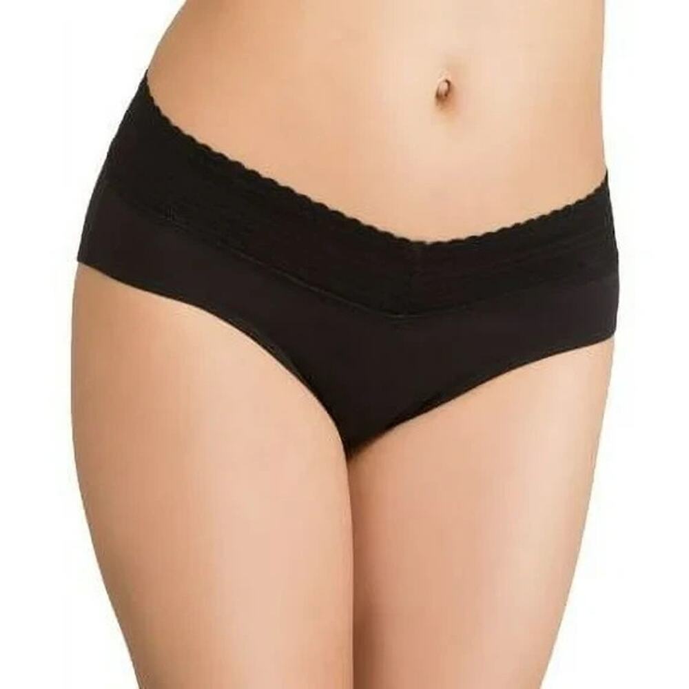 Warner's No Pinching No Problems Cotton Hipster Style Black Size 9/2XL 2839
